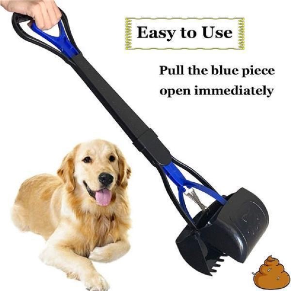 Pelle à merde pour chien, pince à mâchoire, robuste, à Long manche, pour chien, chiot, chat, cueilleur de déchets, outils de pelle de nettoyage pour animaux de compagnie
