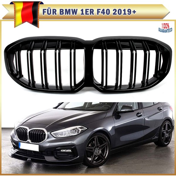 M-Style Doppellinien-Frontstoßstangengrill Nieren-Renngrills für BMW F40 1er Serie 120i 118i 116i 2019 2020 2021 2022 Autozubehör