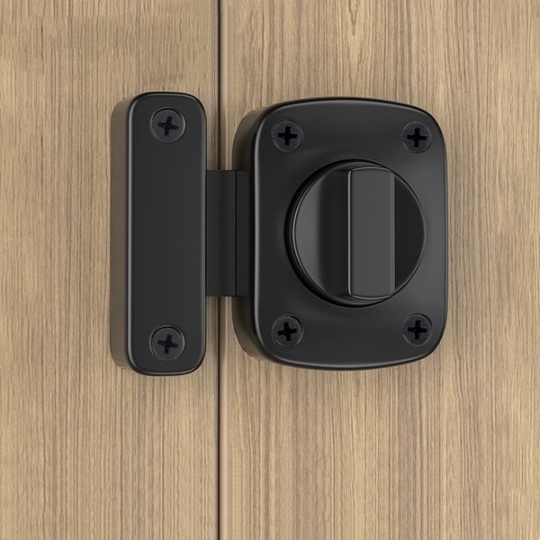 KK & FING – loquet de porte gauche et droit en alliage de Zinc, boucle de porte push-pull, boulon de porte monté en Surface épais, matériel de boucle de verrouillage