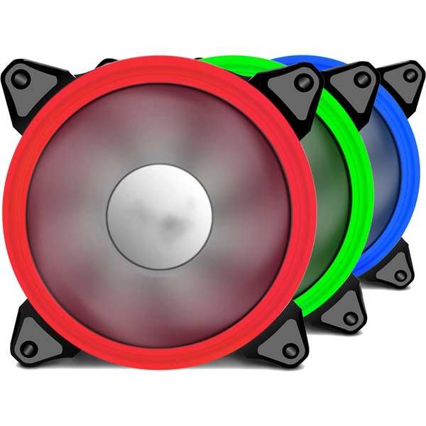 Computer 120mm LED Fan Cooler 120 mm Fan Cool Glare Red Blue Green White Cooler Fan For CPU Coolers Radiators