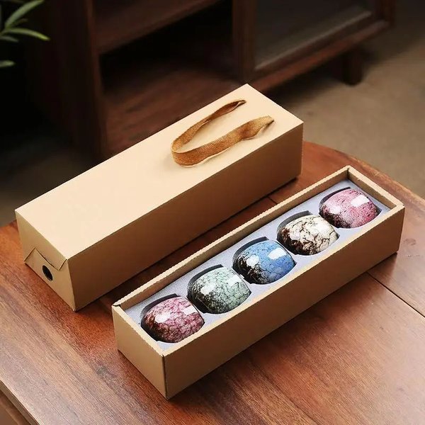1/5 szt. Kolorowy ceramiczny kubek do kawy z reaktywną glazurą 170 ml Ceramiczny kubek do herbaty espresso Domowe biuro Lakierowane kubki na wodę Naczynia do napojów