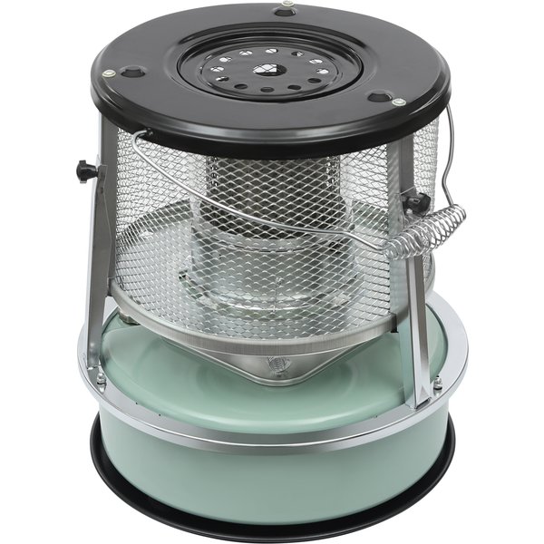 Tragbarer Kerosin-Heizstrahler 9000 BTU 2600W mit 1,22 Gallonen Tank & 15-17 Stunden Laufzeit, höhenverstellbarer Raumheizer für Innenräume, Garagen, Camping, Angeln, Notheizung im Freien