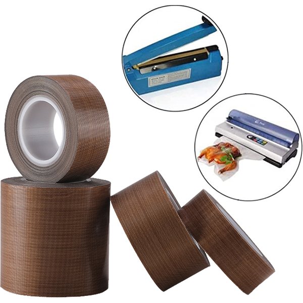 Ruban PTFE haute température de 10M pour Machine à sceller sous vide, scelleuses manuelles et à impulsion pour conserver les aliments, sceller une repas Weston Cabella's