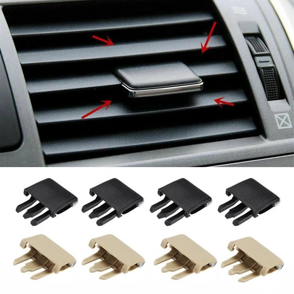 4x Auto Klimaanlage Vent Auto Center Dash A/C Vent Louvre Klinge Scheibe Klimaanlage Blatt Clips Set Zubehör