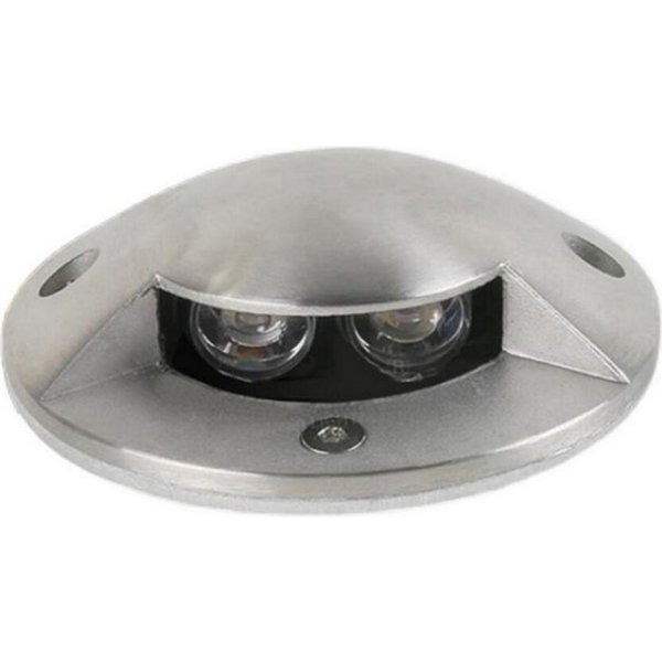 Spot Lumineux LED Encastrable dans le Sol, Conforme à la Norme IP68, Éclairage d'Extérieur, Idéal pour un Jardin, une Cour, des Escaliers, une Terrasse, 4/6W