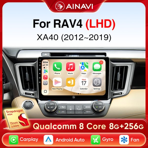 Ainavi Autoradio Für Toyota RAV4 2012 2013 2015 2016 2017 2018 2019 XA40 Carplay Android Auto Auto Multimedia HDMI DSP 48EQ 2 DIN