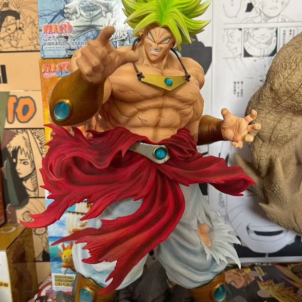CK & Jt Statue Dragon Ball Z Broly Figure Ssj3 Broly Super Saiyan PVC figurines 50 cm/19.69 pouces Mode de Collection jouets cadeaux