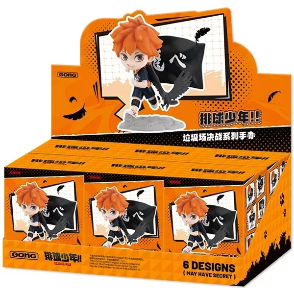 POP MART GONG HAIKYU!! Seria Bitewna na Śmieciarni Blind Box Torebka Niespodzianka Mystery Box Zabawki Lalka Figurka Anime Ozdoby na Biurko Słodkie