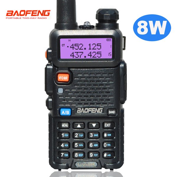 Heißer Verkauf: Baofeng UV-5R 8W Echtes Hochleistungs-CB-Funkgerät, Tragbares Walkie-Talkie mit Großer Reichweite, FM Zweiwege-Funkgerät UV5R für die Jagd