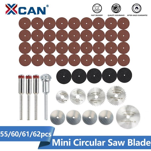XCAN – jeu de disques de coupe en diamant, Mini lame de scie circulaire pour couper le métal, le bois, le cuivre et la résine, Mini lames de scie