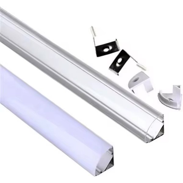 1-30 pièces/lot Profil en aluminium LED pour bande lumineuse, barre lumineuse, lampe de meuble, armoire de cuisine
