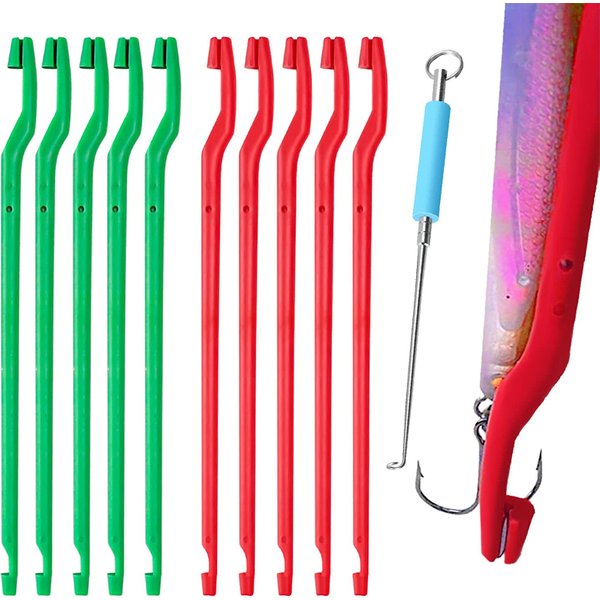 3Pcs Fisch Haken Remover-Tool Angeln Disgorger Kunststoff Tragbare Unhook Extractor Angeln Lieferungen Zubehör