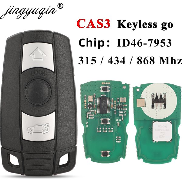 315/LP/433/868 MHz Keyless-Go Remote Smart Key für BMW 3/5 Serie CAS3 X5 X6 Z4 E70 Auto ID46 Pcf7953 Komfort Zugang Hände frei