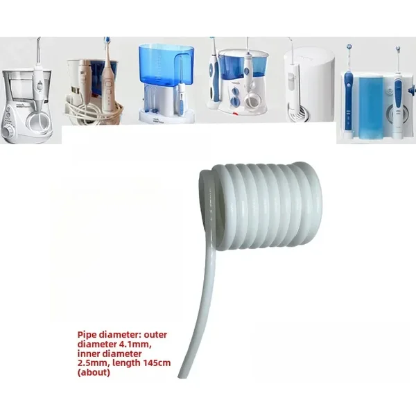 1 STÜCK PE-Hochdruck-Wasserschlauch für Braun 3724 MD20 Oral B Wasserflosser Scaler Originalmaterial