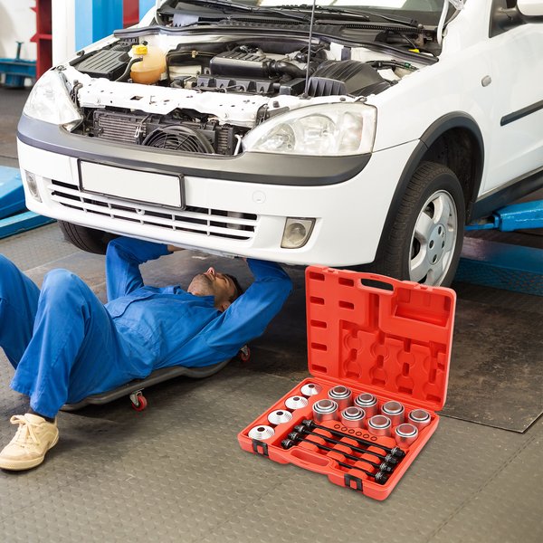 28-teiliges Auto-Auszieh-Hülsen-Set, Universelles Presswerkzeug zur Lagerentfernung für Autoreparaturen