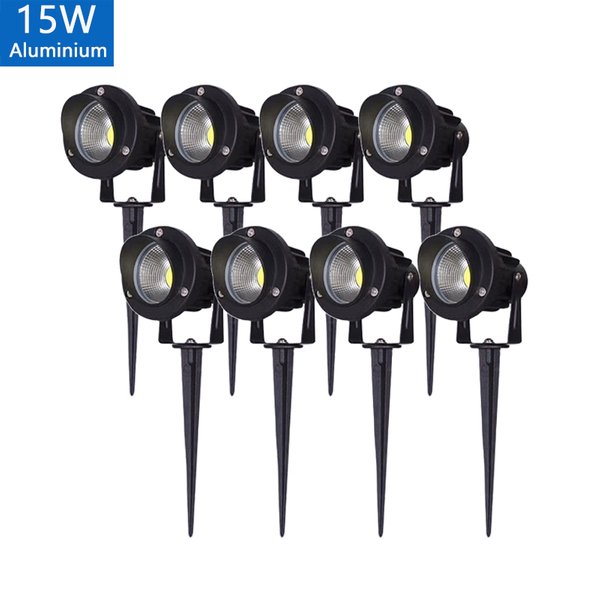 Lampes de jardin LED extérieures IP65 5W/10W/15W, éclairage décoratif pour pelouse, éclairage paysager, éclairage de chemin, éclairage d'arbres 12V/24V/110V/220V