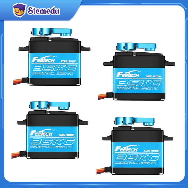 Feetech-Servomoteur Numérique FT5330M 7.4V 35KG, Engrenage D.lique, Résistant à 180 pour Modèle de Voiture RC 1/8 1/10, Avion, Hélicoptère, Robot