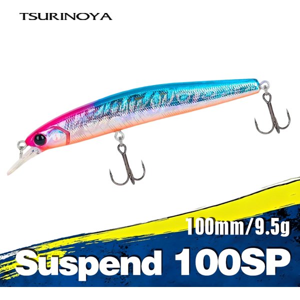 TSURINOYA suspendu vairon nouveau leurre de pêche DW70 100SP 9.5g appât artificiel Swimbait Wobbler leurre dur brochet bar manivelle