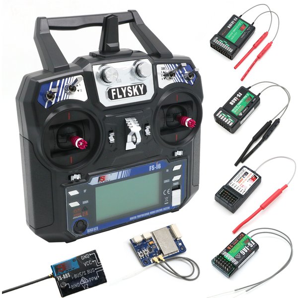 FLYSKY FS-i6 I6 émetteur 2.4G 6CH télécommande Radio avec iA6 iA6B X6B A8S R6B iA10B FS2A récepteur pour avion Drone RC