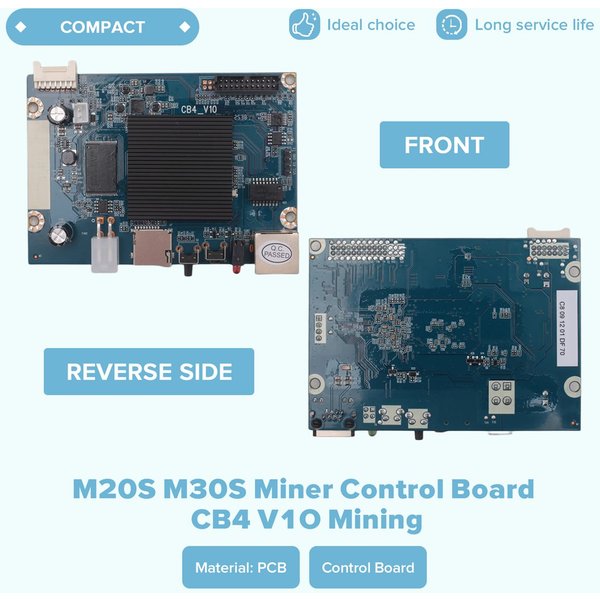 DT756 Neueste CB4 V10 Steuerplatine H60S für Whatsminer M20S M30S Miner Steuerplatine CB4 V10 Mining