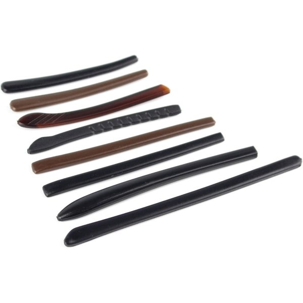 Lunettes antidérapantes en caoutchouc, 20 pièces, accessoires pour pointes de branches, plusieurs Types pour Options, noir et marron, nouvel arrivage