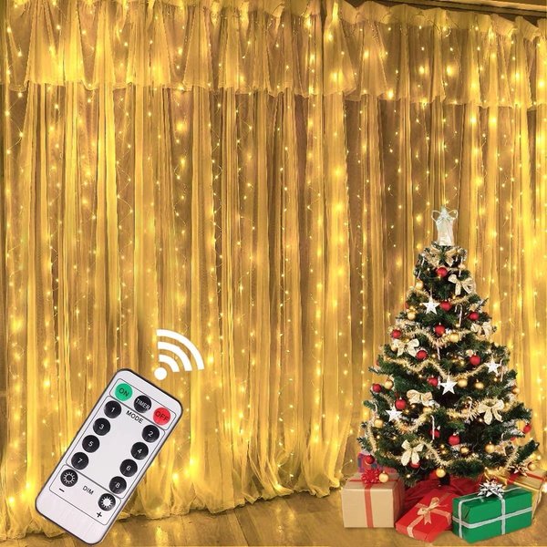Guirlande lumineuse LED pour noël, 6M/3M, rideau lumineux, feston USB, décoration de noël à distance pour la maison, nouvel an 2024