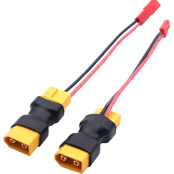 XT60 Male to Female JST Female /Male JR Sero Connector In-line Power Adapter Lipo Connector for RC Battery Lipo Model Accessory