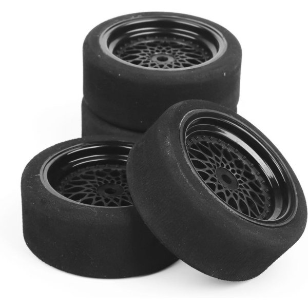 4 Stück/2 Stück Wltoys 144001 124019 124017 A959-Teile auf Straßenschaumreifen, 62 mm Rad, passend für 12 mm Sechskant für 1/16 1/14 1/12 RC-Autos
