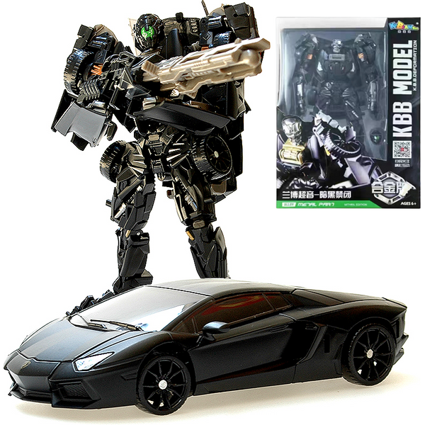 Jouet Robot de Transformation, 4 figurines de voiture Robot à verrouillage foncé, Version Film, jouet de voiture déformé, cadeau d'anniversaire pour enfants