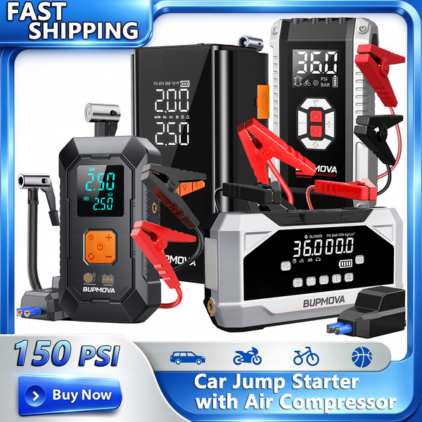 1500A Spitzenleistungs-Powerbank mit LED-Taschenlampe, 26800mAh Starthilfe, tragbares Ladegerät, Auto-Booster, Notfall-Autobatterie-Starter, Starter-Powerbank für ALLE Benzin- und 10L-Dieselmotoren,