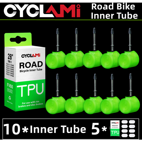 Chambre à air ultra légère pour vélo de route et VTT, 60mm, 700C, 18, 23, 25, 28, 32C, longueur de assujetfrançaise