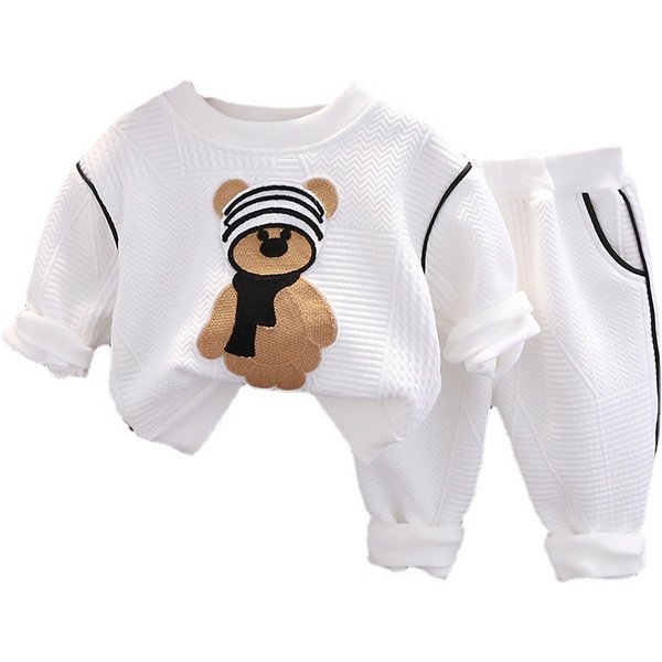New Autumn Fashion Baby Clothes For Boys Children Girls T-Shirt Pants 2Pcs/Sets Toddler Casual Cotton Costume Kids Tracksuits