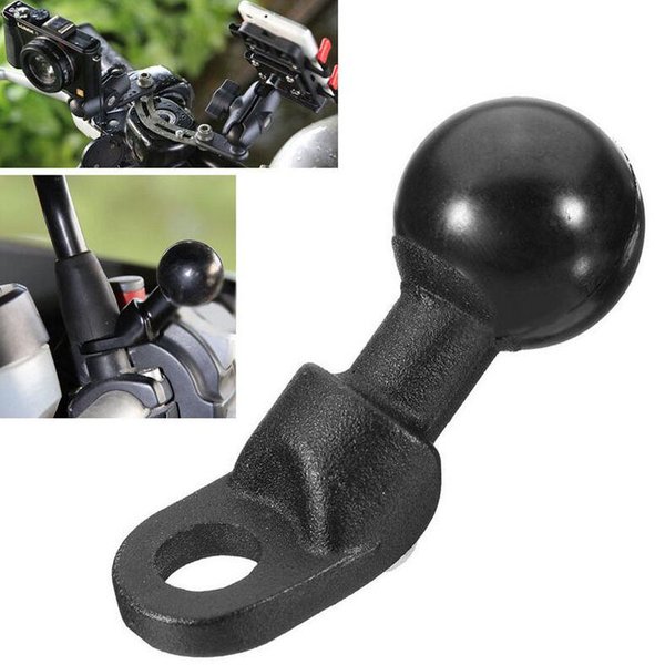 Motorrad abgewinkelte Basis mit 10 mm Loch 1 Zoll Kugelkopf-Adapter funktioniert für Africa Twin 1100 Adventure Sports 6600 Xt Sym Jet 14