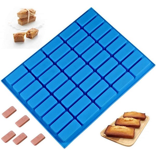 Moule à bonbons en Silicone rectangulaire étroit à 40 cavités, moule de barre de chocolat pour truffes, gelée, beurre, plateau à glaçons, Gadgets d'été