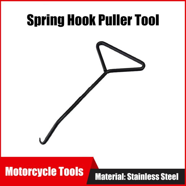 Support d'échappement de moto en acier inoxydable, outil d'extraction de crochet à ressort, Motocross Dirt Bike, accessoires de moto, outils de réparation