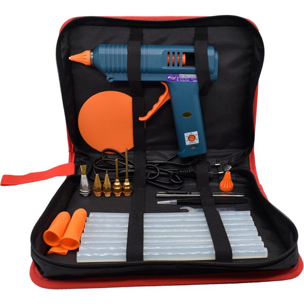 Hot Glue Gun Tool Kit Temperature Adjustment 150W Silicone Gun, Use 11mm Glue Sticks DIY Pure Copper Nozzle, Bag Sold Separately
