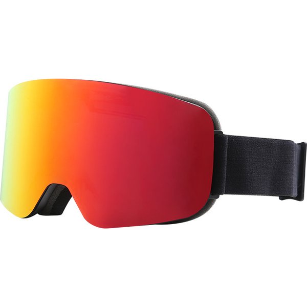 Große Ski-Snowboardbrille für Damen und Herren, Skibrille, Maske, UV 400, Schneeschutz über Brille, für Erwachsene, doppelt, beschlagfrei, zylindrisch
