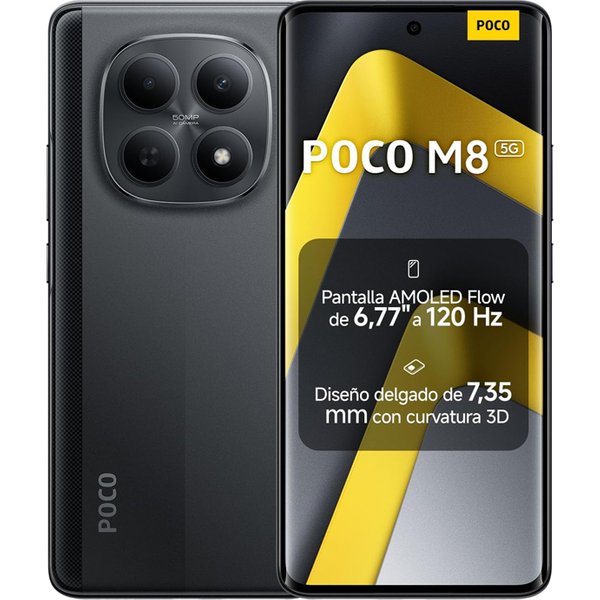 POCO M8 5G Global Version Snapdragon 6 Gen 3 Immersive 6.77' 120Hz FHD+ Display 5520mAh Battery NFC Smartphone