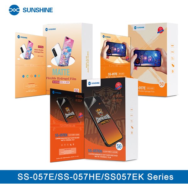 SUNSHINE SS-057HE/057E/057EK série de Film Hydrogel Flexible mat pour série SS-890C, 870C, Machine de découpe de Film automatique Y22