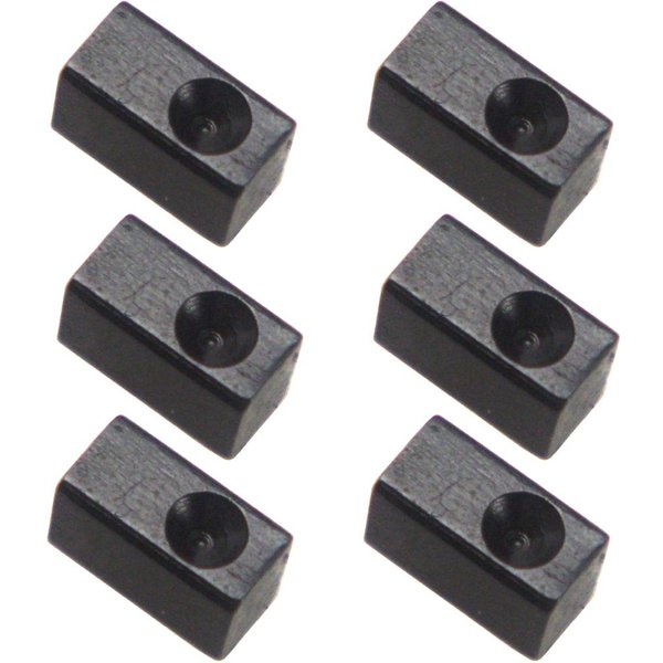 Tooyful 6 pièces guitare Tremolo pont selle pince pression verrouillage chaîne insérer bloc métallique pour guitare électrique pièces accessoires