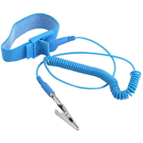 Bracelet antistatique ESD, câbles de décharge à Clip sans fil pour outils de travail de réparation électronique