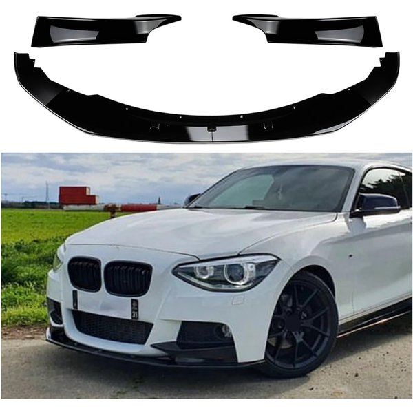 Car Front Bumper Lip Spoiler Splitter Diffuser For BMW 1 Series F20 F21 118i 120d 120i M135i LCI M Sport 2012-2014 Bodykits