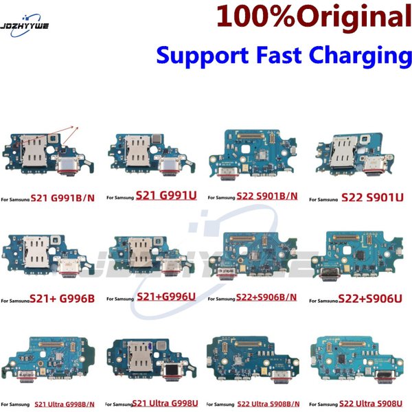 Carte de connecteur de charge USB, port S6, câble flexible pour Samsung S21 S22 Plus Ultra 5G G991U G996 G998 S901 S908 S918U