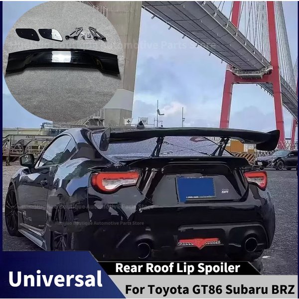 For Toyota GT86 Subaru BRZ Sedan Universal Rear Trunk Spoiler Wing Lip GT Car-Styling Rear Roof Diffuser Tail Fin Repack Tuning