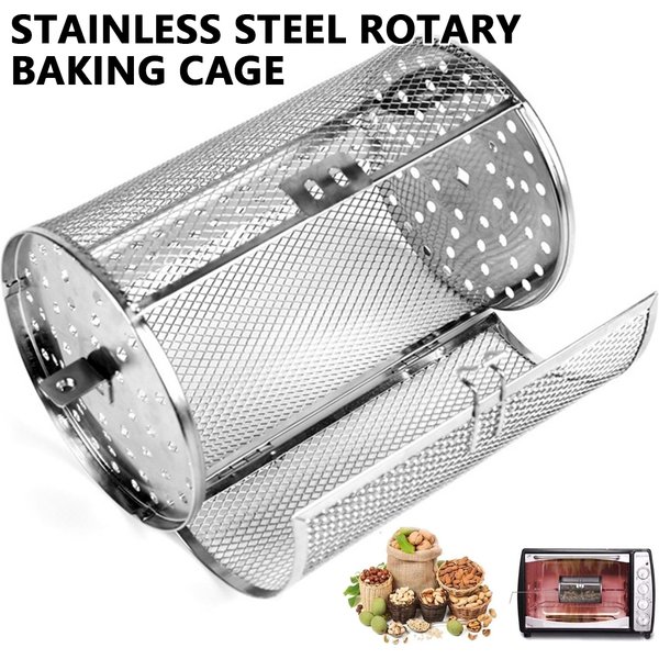 Rotis serie Korb Edelstahl Grill korb Ofen runder Rost hitze beständiger Küchen grill Röster Luft fritte use Gadgets 2023