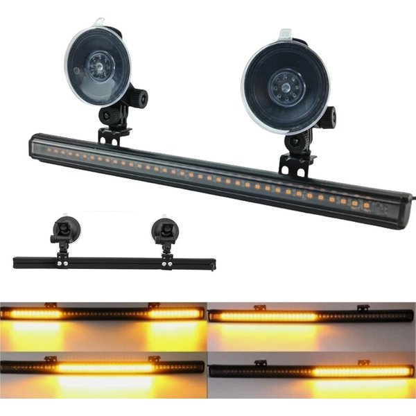 Światła ostrzegawcze LED 48LED, awaryjna lampa stroboskopowa, przednia listwa świetlna, sygnalizator ruchu, światło ostrzegawcze do pojazdów, ciężarówek, samochodów policyjnych, lampa stroboskopowa.