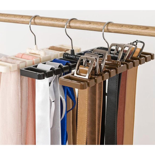 Krawatte Gürtel Aufhänger Kleiderschrank Gürtel Rotierenden Organizer Rack Multifuctional Schal Aufhänger Hause Schrank Lagerung Halter Zubehör