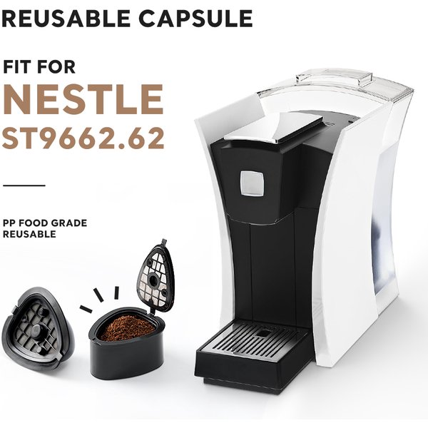 Capsule de thé réutilisable š emmingajiン pour Nestlé Special T St9662 62ème support de dosettes de filtre à café rechargeable accessoires de cuisine