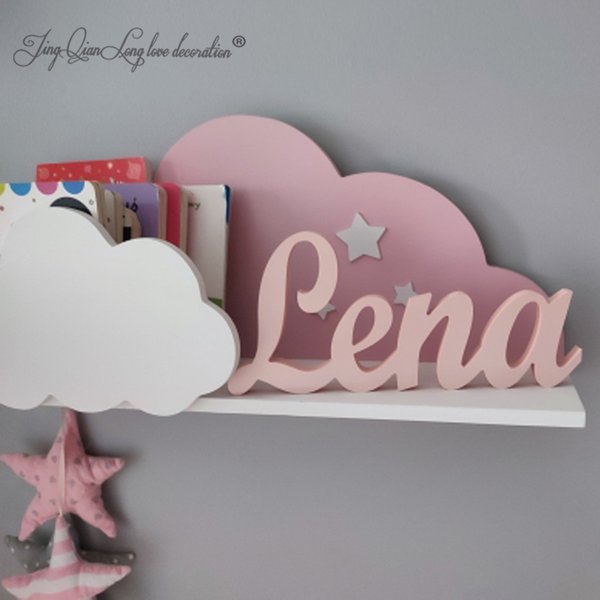 Signe de nom personnalisé, décor de pépinière personnalisé, décorations d'anniversaire de bébé, cadeau