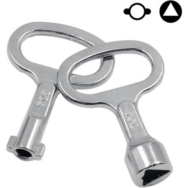 Distribution Box Valve Key For Universal Triangular Slotted Key Torque Wrench Electric Cabinet Lock Elevator Door Key
